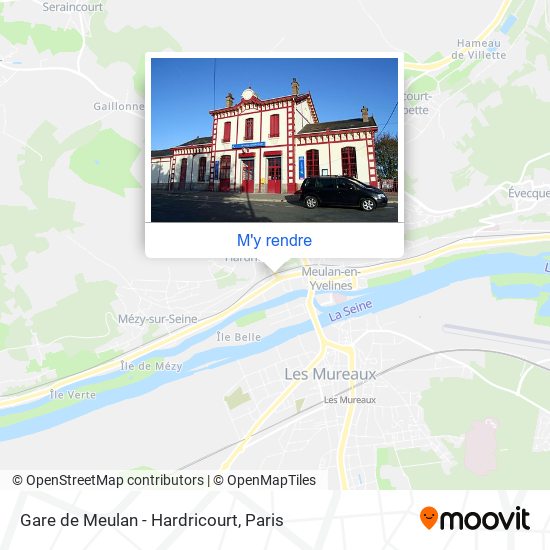 Gare de Meulan - Hardricourt plan