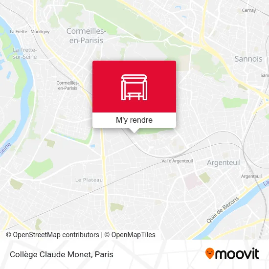 Collège Claude Monet plan