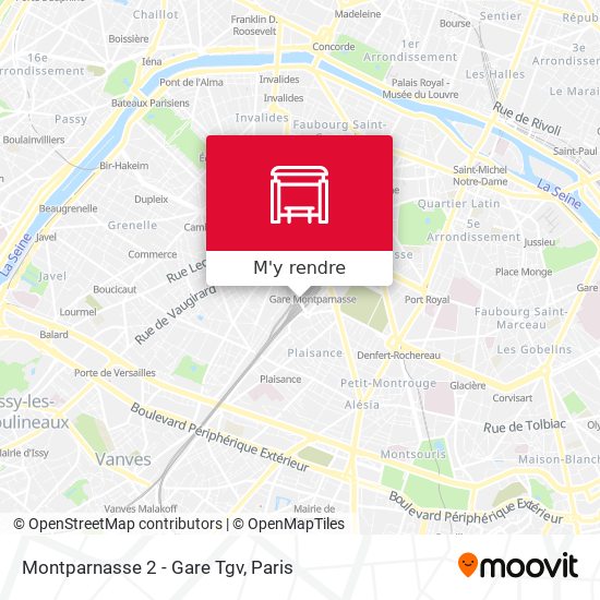 Montparnasse 2 - Gare Tgv plan