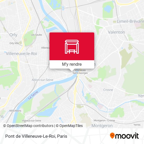 Pont de Villeneuve-Le-Roi plan