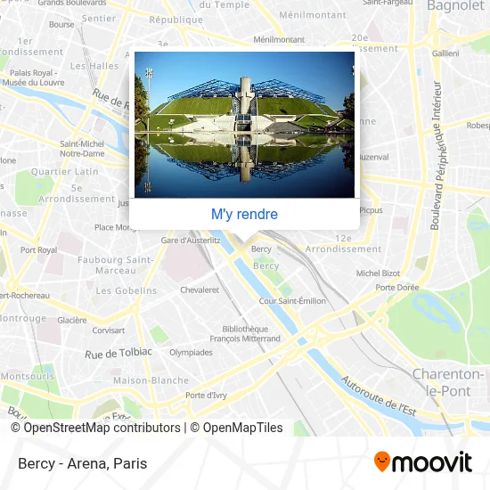 Bercy - Arena plan