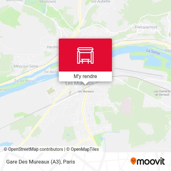 Gare Des Mureaux (A3) plan