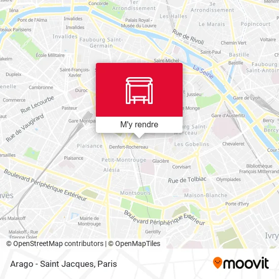 Arago - Saint Jacques plan