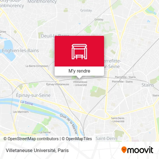 Villetaneuse Université plan