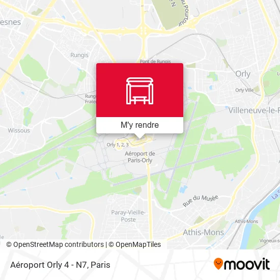 Aéroport Orly 4 - N7 plan