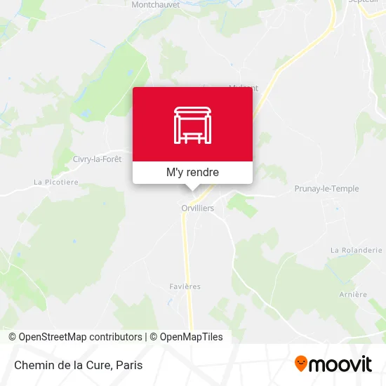 Chemin de la Cure plan