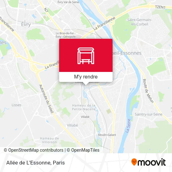 Allée de L'Essonne plan