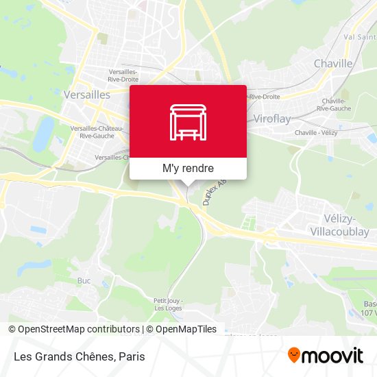 Les Grands Chênes plan