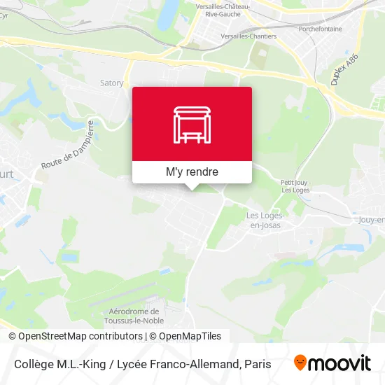 Collège M.L.-King / Lycée Franco-Allemand plan