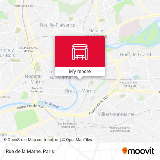 Rue de la Marne plan