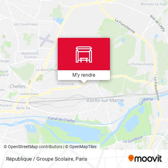 République / Groupe Scolaire plan