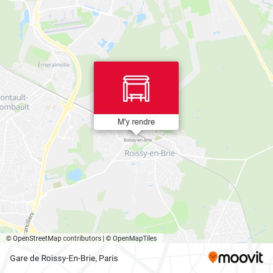 Gare de Roissy-En-Brie plan
