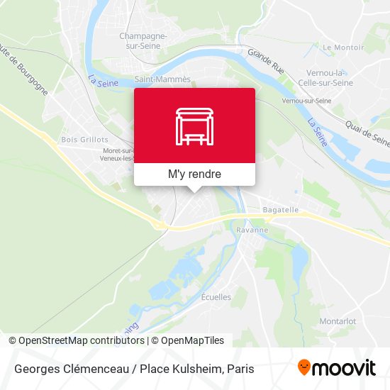 Georges Clémenceau / Place Kulsheim plan