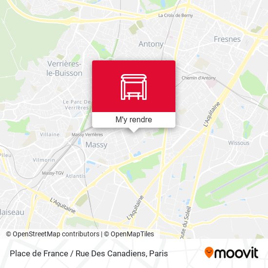 Place de France / Rue Des Canadiens plan