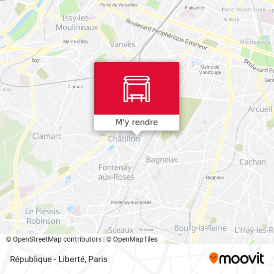 République - Liberté plan