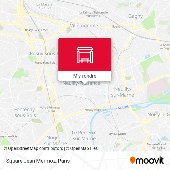 Square Jean Mermoz plan