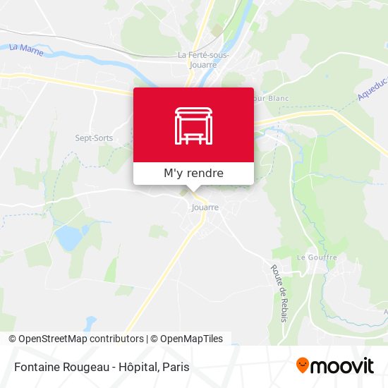 Fontaine Rougeau - Hôpital plan