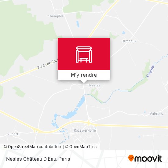 Nesles Château D'Eau plan