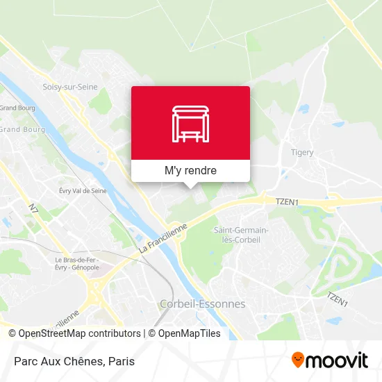 Parc Aux Chênes plan