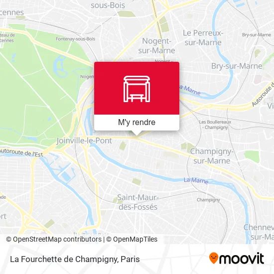 La Fourchette de Champigny plan