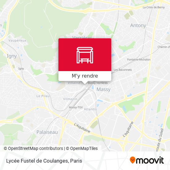 Lycée Fustel de Coulanges plan