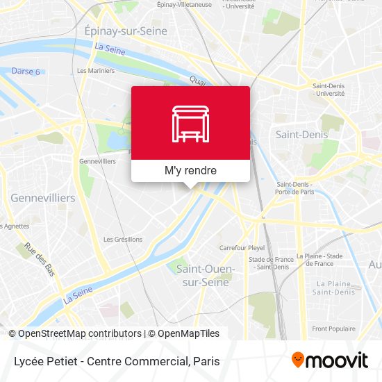 Lycée Petiet - Centre Commercial plan
