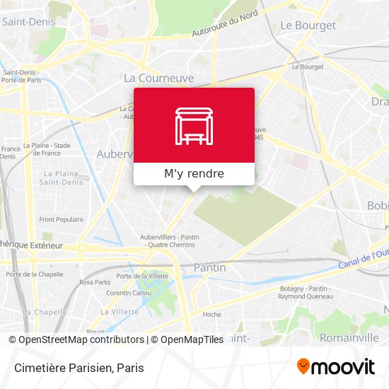 Cimetière Parisien plan