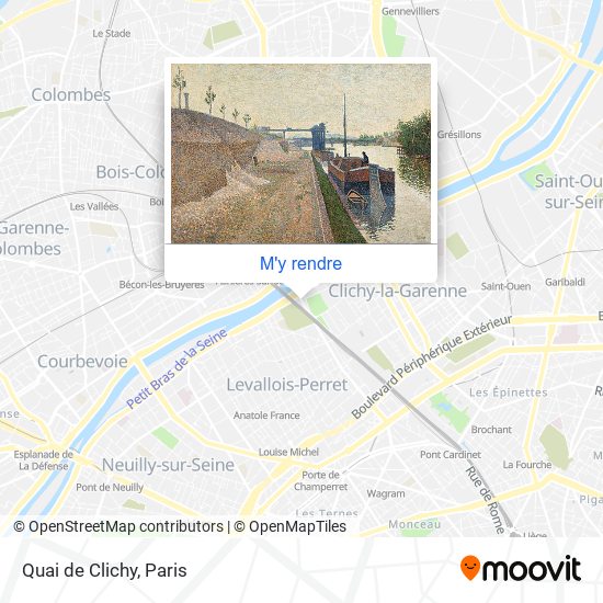 Quai de Clichy plan