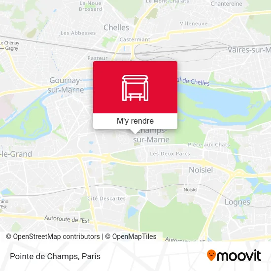 Pointe de Champs plan