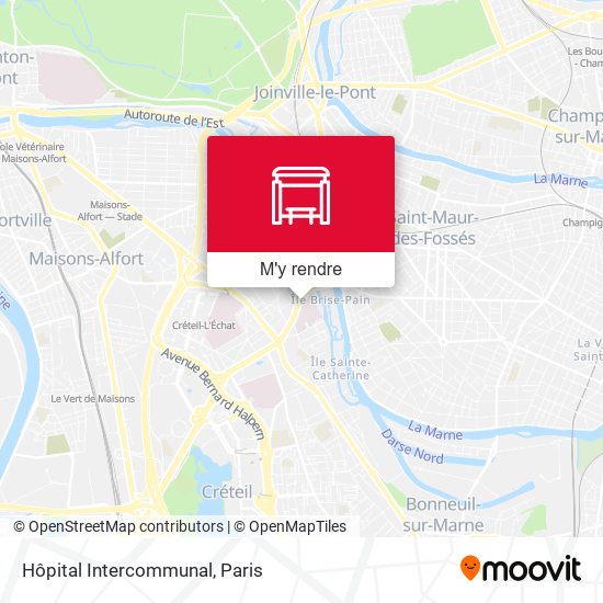 Hôpital Intercommunal plan
