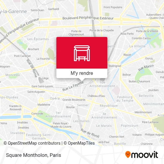 Square Montholon plan