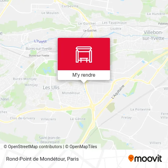 Rond-Point de Mondétour plan