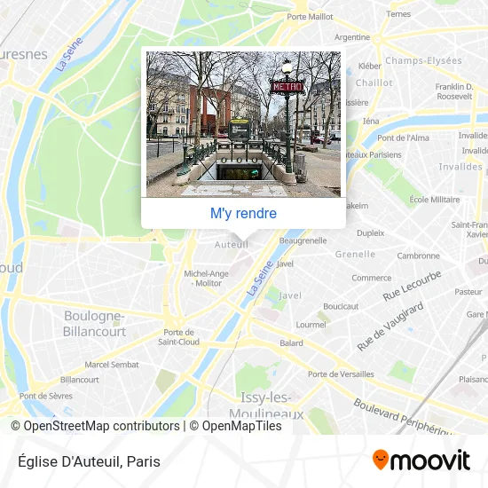 Église D'Auteuil plan