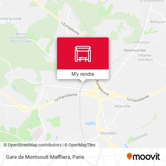 Gare de Montsoult-Maffliers plan