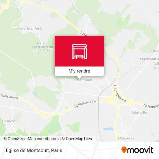 Église de Montsoult plan