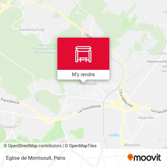 Église de Montsoult plan