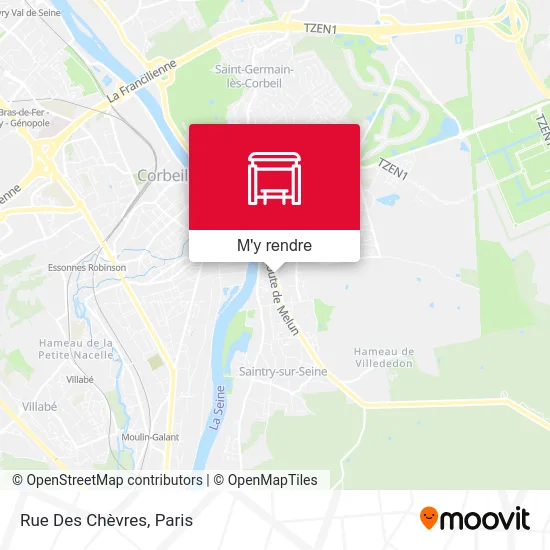 Rue Des Chèvres plan