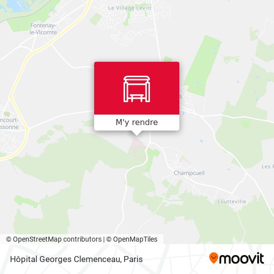 Hôpital Georges Clemenceau plan