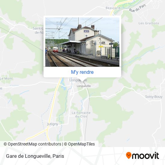 Gare de Longueville plan