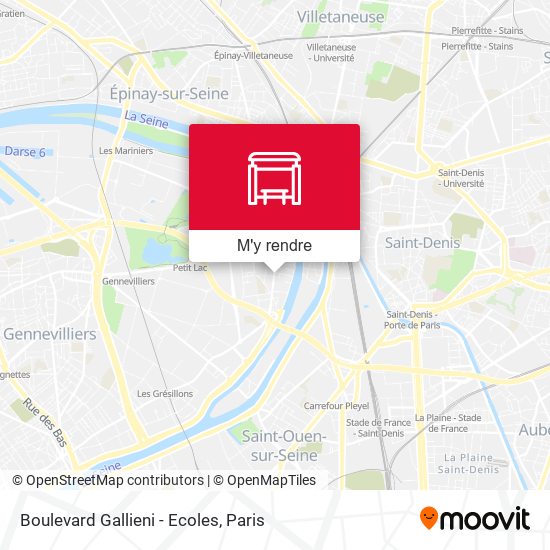 Boulevard Gallieni - Ecoles plan
