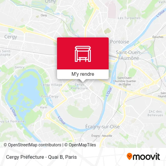 Cergy Préfecture - Quai B plan