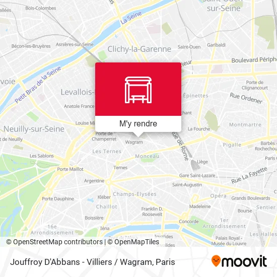 Jouffroy D'Abbans - Villiers / Wagram plan