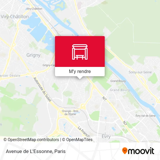 Avenue de L'Essonne plan