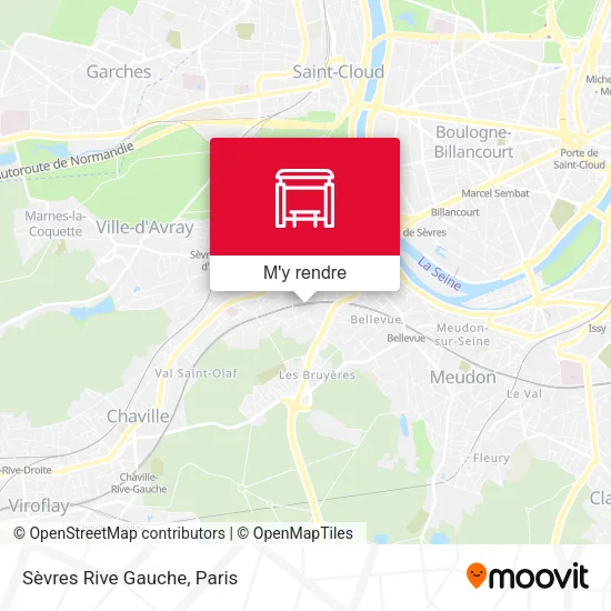 Sèvres Rive Gauche plan