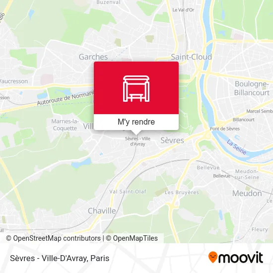 Sèvres - Ville-D'Avray plan