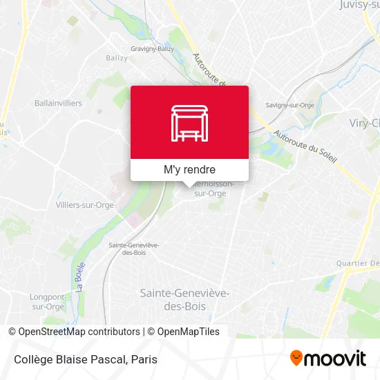 Collège Blaise Pascal plan