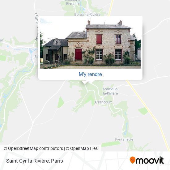 Saint Cyr la Rivière plan