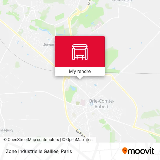 Zone Industrielle Galilée plan