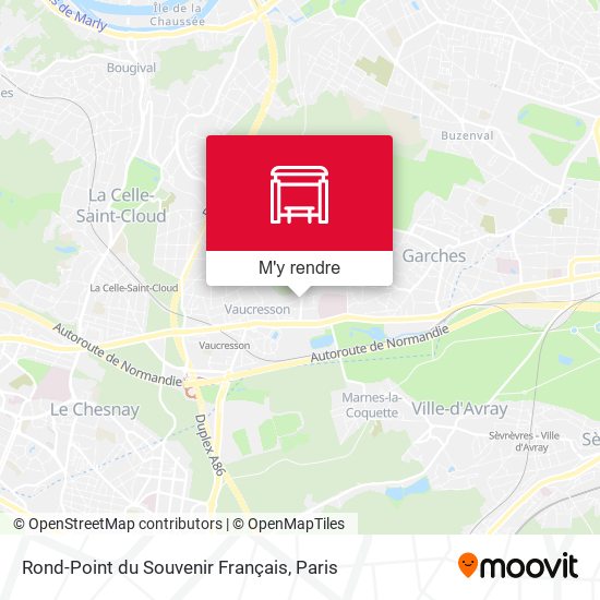 Rond-Point du Souvenir Français plan