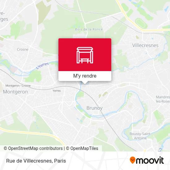 Rue de Villecresnes plan